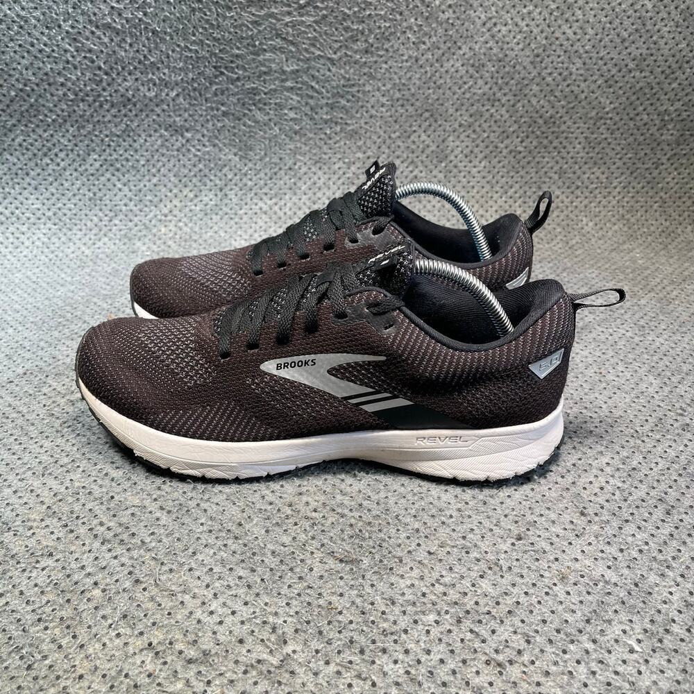 Brooks Revel 5 Black Running Shoes No Insoles Size 11 Womens